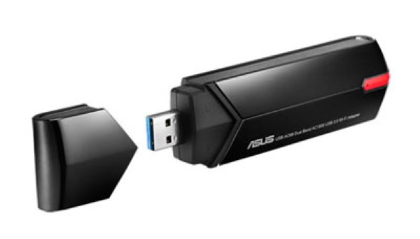 Card mạng không dây USB Asus USB-AC68 Wireless AC1900 2